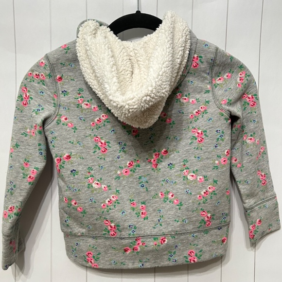 Girl’s sherpa-lined logo hoodie - Picture 7 of 10